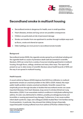 Passive smoking in housing